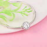 925 Sterling Silver Grandma Beads for Charms Bracelets DIY Fits