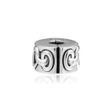 DIY Charms Bracelets Knotted Heart Clip Beads 925 Sterling Silver Jewelry