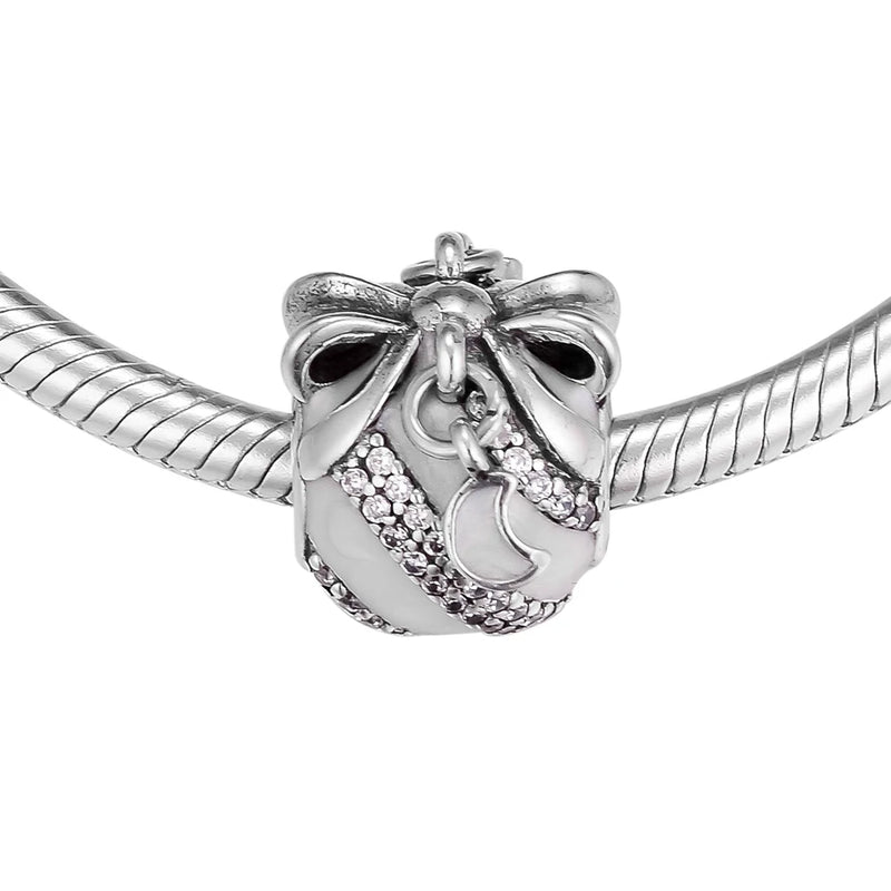 Christmas Ornament Beads for Charms Bracelets DIY Fits 925 Sterling Silver