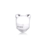 Sterling Silver Pig Beads for Charms Bracelets