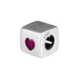 DIY Love Dice Beads 925 Sterling Silver Jewelry Charms Bracelets