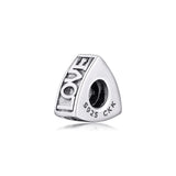 DIY Love Spacer Beads 925 Sterling Silver Charms Bracelets