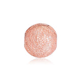 Matte Brilliance Rose Clip Beads - 925 Sterling Silver Jewelry