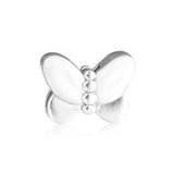 Sterling Silver Bedazzling Butterfly Clip Beads for Charms Bracelets