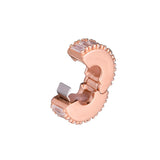 925 Sterling Silver Rose Ice Formation Clip Beads for Charms Bracelets