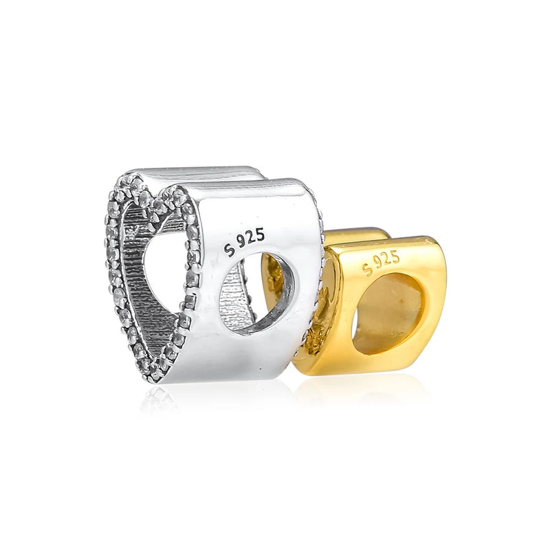 Shine In My Heart Beads 925 Sterling Silver Jewelry