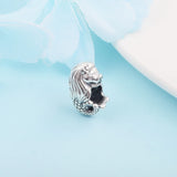 Singapore Exclusive Merlion Charm Beads 100% 925 Sterling-Silver-Jewelry