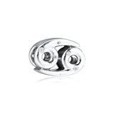 Sparkling Cancer Zodiac Beads 925 Sterling Silver Jewelry