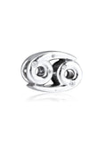 Sparkling Cancer Zodiac Beads 925 Sterling Silver Jewelry