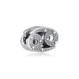 Sparkling Cancer Zodiac Beads 925 Sterling Silver Jewelry