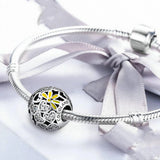 Sparkling Hearts Beads 925 Sterling Silver Charms Bracelets