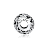Sparkling Hearts Beads 925 Sterling Silver Charms Bracelets