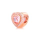 Sparkling Love Rose Beads 925 Sterling-Silver-Jewelry