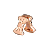 Sweet Bow Clip Beads for Charms Bracelets 925 Sterling Silver