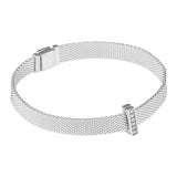 925 Sterling Silver Sparkle Clip Beads for Charms Bracelets