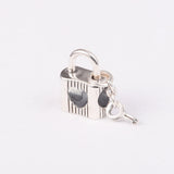 DIY Fits for Charms Padlock & Heart Key Beads Bracelets - 925 Sterling Silver