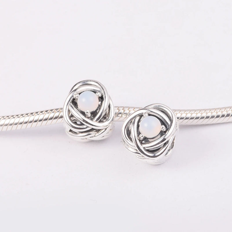 Mother of Pearl Circle Beads Bracelet 925 Sterling Silver Jewelry