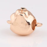 Rose Sparkling Lion Princess Beads 925 Sterling Silver Jewelry