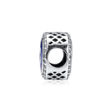 925 Silver European Charms Bracelet Beads with CZ