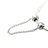 Enchanted Heart Safety Chain Bead 925 Sterling-Silver