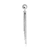Enchanted Tassel Beads with CZ 925 Sterling Silver Jewelry