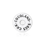 925 Silver Festive Tree Beads Clear CZ DIY Fits Europe Charms Bracelets