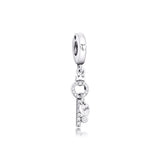 Lock of Love Beads Clear CZ 925 Sterling-Silver-Jewelry