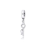 Lock of Love Beads Clear CZ 925 Sterling-Silver-Jewelry