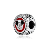 Europe Charms Bracelets Mouse Club Beads 925 Sterling Silver Jewelry