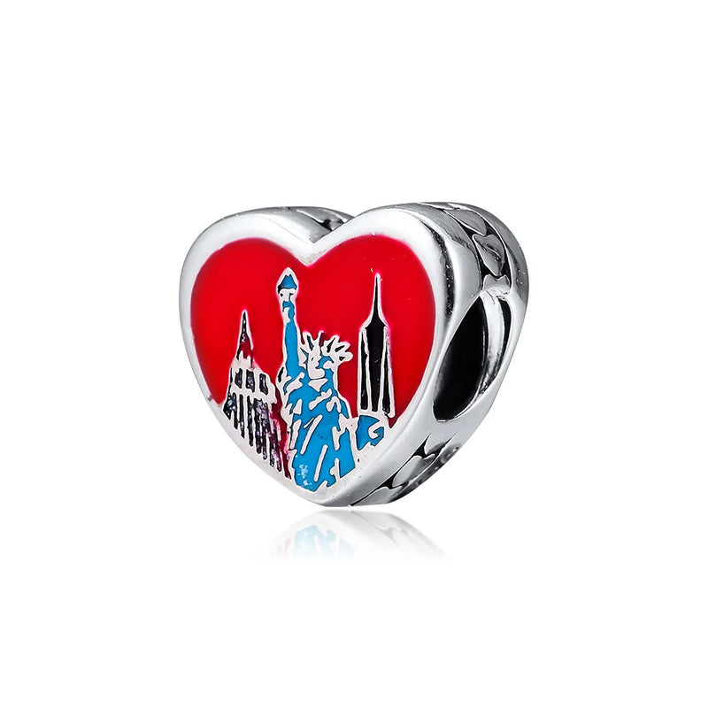 DIY 925 Sterling Silver Beads Jewelry for Europe Charms Bracelets Necklace