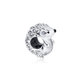 925 Sterling Silver Hedgehog Bead for European Charm Bracelets