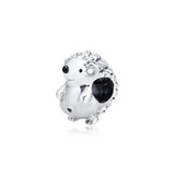 925 Sterling Silver Hedgehog Bead for European Charm Bracelets
