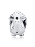 925 Sterling Silver Hedgehog Bead for European Charm Bracelets