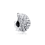 925 Sterling Silver Hedgehog Bead for European Charm Bracelets