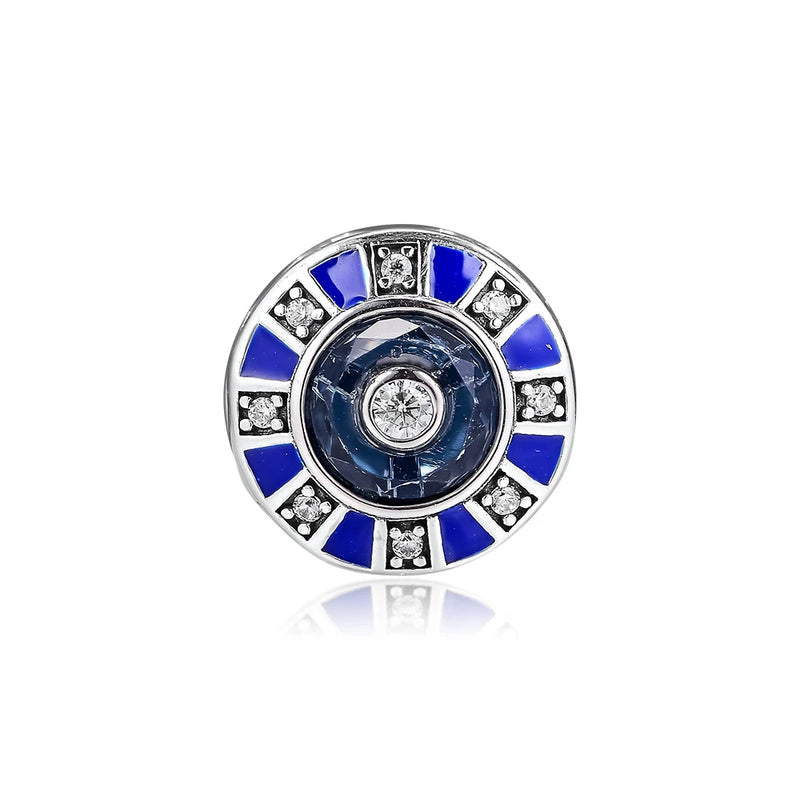 925 Sterling Silver Mosaic Beads Jewelry for Europe Charms Bracelets Necklace