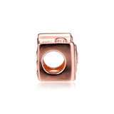 925 Silver Rose Snapshots Beads Jewelry for Europe Charms Bracelets