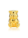 925 Sterling Silver Theodore Bear Shine Beads for Europe Charms Bracelets
