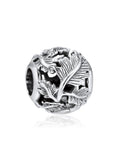Openwork Leaves Beads for European Charms Bracelets