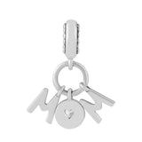 Mom Beads with Pink & Lilac CZ 925 Sterling-Silver-Jewelry