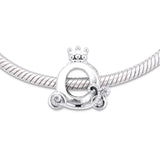 Europe Charms Bracelet Beads Crown O Carriage 925 Sterling Silver Jewelry