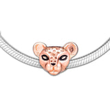 Europe Charms Bracelet Rose Sparkling Lion Princess Beads 925 Sterling Silver