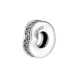European Charms Bracelets Spacer Beads 925 Sterling Silver