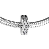 European Charms Bracelets Spacer Beads 925 Sterling Silver