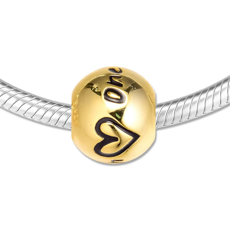 European Charms Bracelet Beads 925 Sterling Silver DIY Fits Shine True
