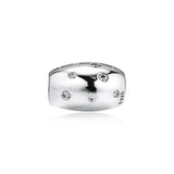 European Charms Bracelet Coffee Bean Shell Beads 925 Sterling Silver Jewelry