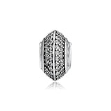 Europe Charms Bracelet Pave Beads 925 Sterling Silver Jewelry