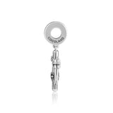 European Charms Bracelet Beads Clear CZ 925 Sterling Silver DIY Springtime Fits