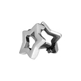 DIY Fits for Europe Charms Bracelets Star Clip Beads 100% 925 Sterling Silver