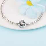 DIY Charms Bracelet Beads - Fur Baby Hearts & Paw Prints - Sterling Silver