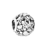 DIY Charms Bracelet Beads - Fur Baby Hearts & Paw Prints - Sterling Silver